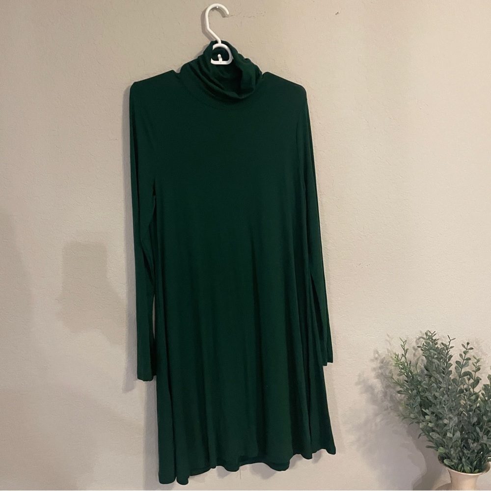 Green Long Sleeve Dress New
